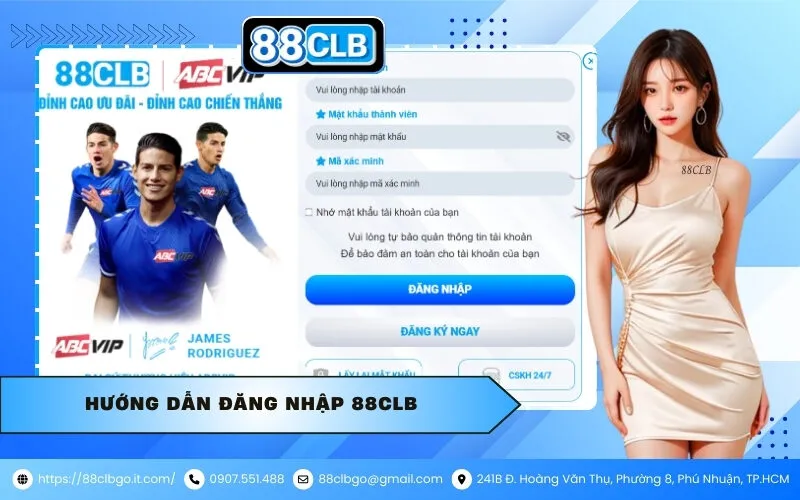 Hướng Dẫn Đăng Nhập 88CLB