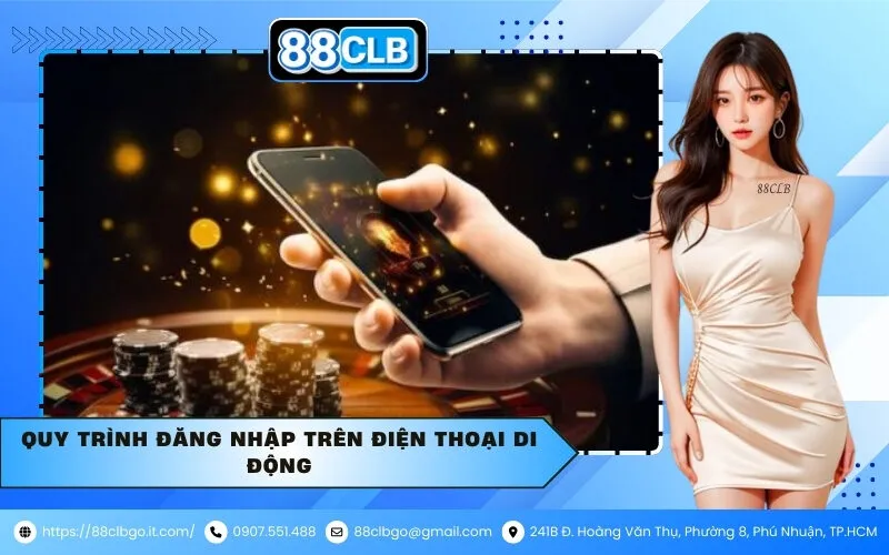 Quy trình đăng nhập trên điện thoại di động